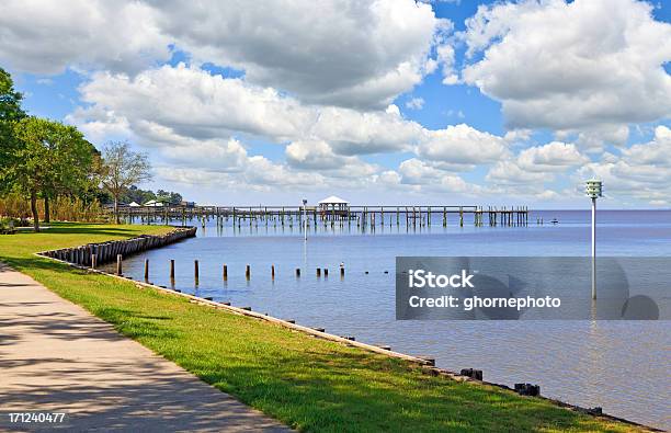 Gulf Coast View In Fairhope Alabama Stock Photo - Download Image Now - Alabama - US State, Gulf Coast States, Public Park