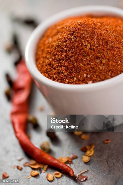 Closeup On A Rich Colorful Spice Rub Stock Photo - Download Image Now - Rubbing, Dry, Cajun Food