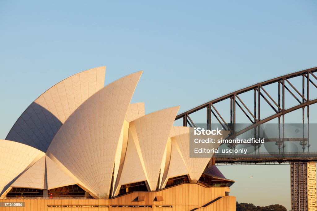 Sydney Harbour-Icons - Lizenzfrei Architektur Stock-Foto