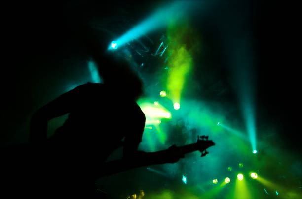istock Heavy metal guitarist performing live 171241031