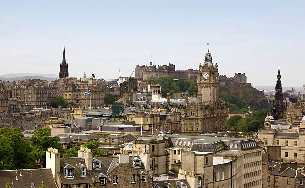 panorama de Edimburgo - foto de acervo