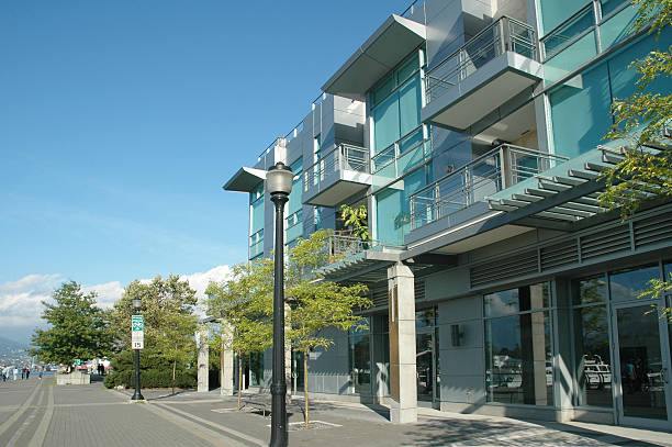 Apartment Building in Vancouver stock photo