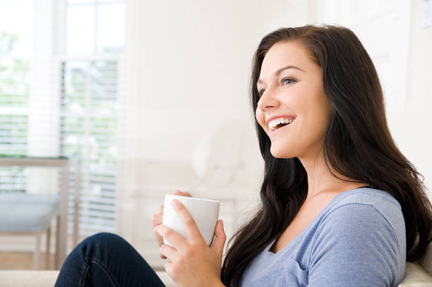 istock Woman relaxing with a coffee mug 171241688