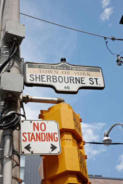istock Street sign in downtown Toronto 171242138