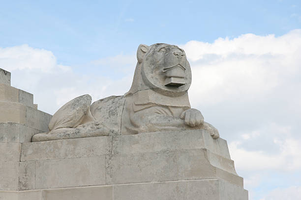 Stone Cat (Right) stock photo