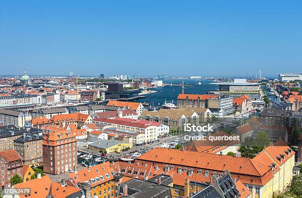 Luftaufnahme Der Hafen Von Kopenhagen Stockfoto und mehr Bilder von Bauwerk - Bauwerk, Blau, Dach
