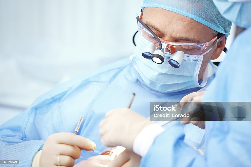 Operação de Dentista - Royalty-free Cirurgia Foto de stock