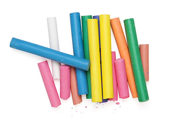 istock Group of used colored artist pastel chalks 171246230