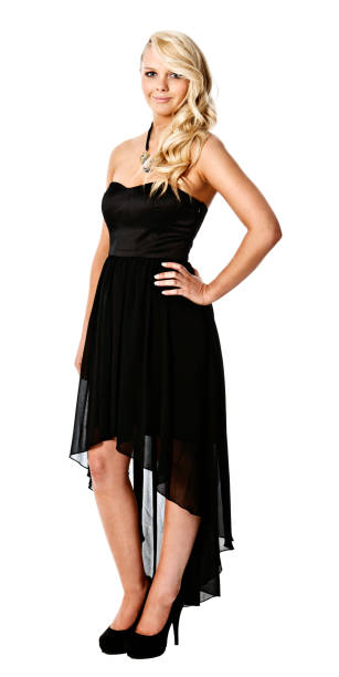istock Beautiful young blonde in strapless formal gown 171246768