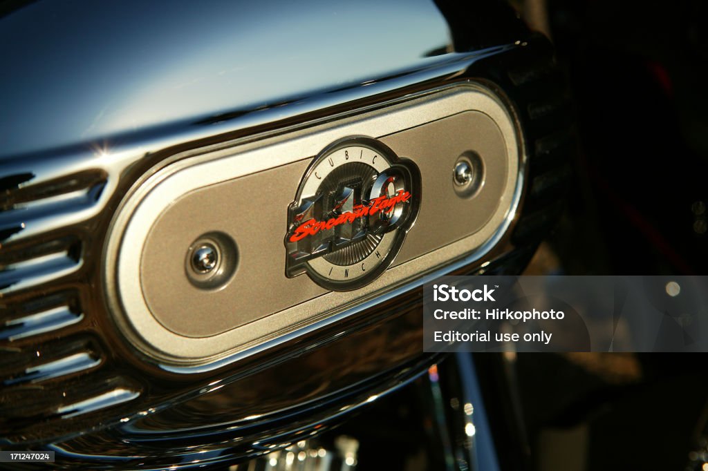 Harley schreien eagle Motors, Nahaufnahme - Lizenzfrei Chrom Stock-Foto