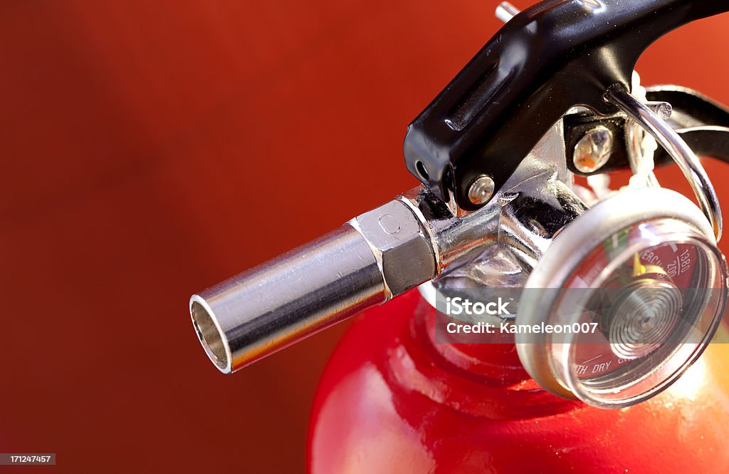 fire extinguisher studio shot of fire extinguisher Fire Extinguisher Stock Photo