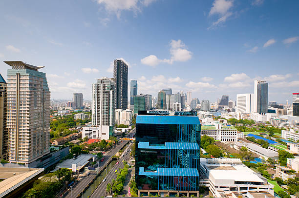 istock Aerial view of Bangkok Skyline 171248165