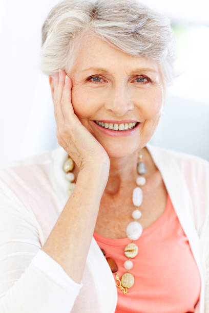 istock Delighted senior woman 171249397