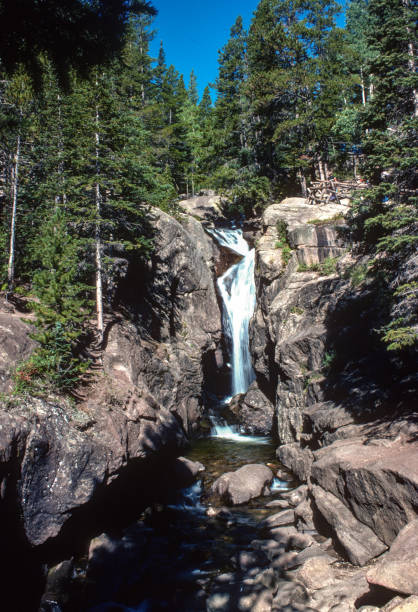 istock Rocky Mountain NP - Fall River Road - Chasm Falls - 1977 1712501750