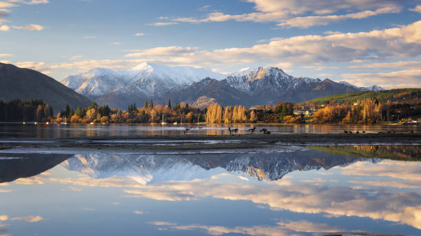 Wanaka township, New Zealand
