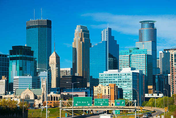istock Minneapolis skyscrapers and skyline 171251646