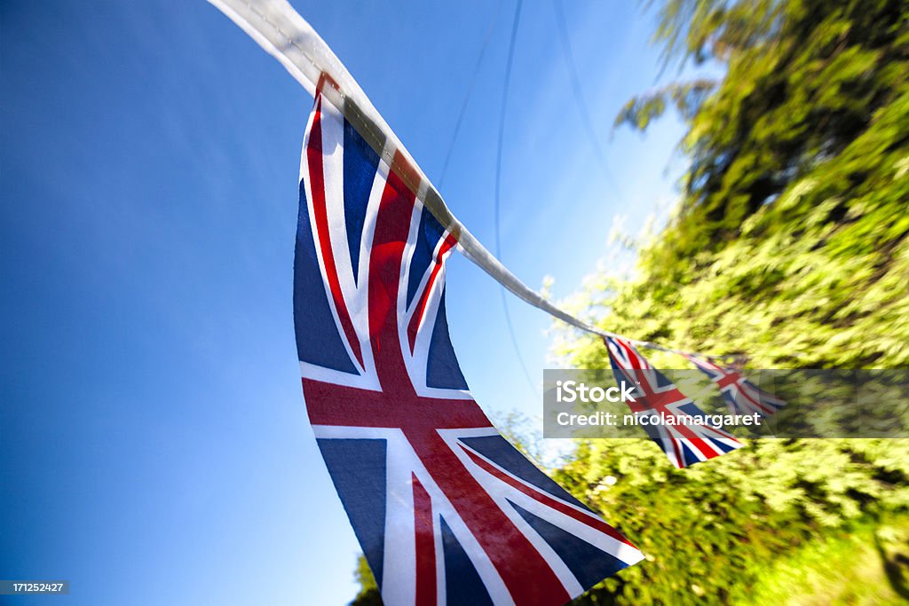 Nid d'ange Britannique Union Jack - Photo de Fête libre de droits