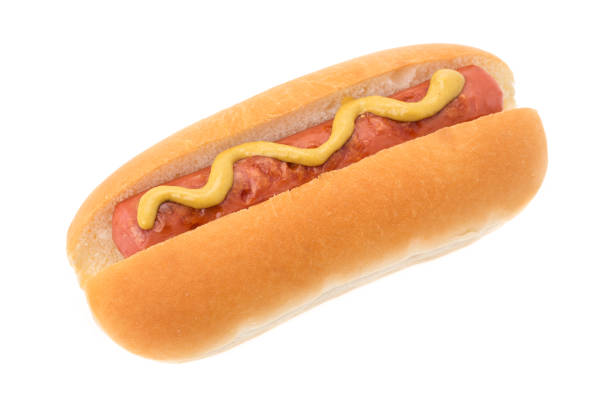 istock Hot dog with mustard 171252997