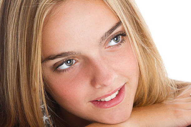 Beautyful teen girl on the street of old European city. Travel