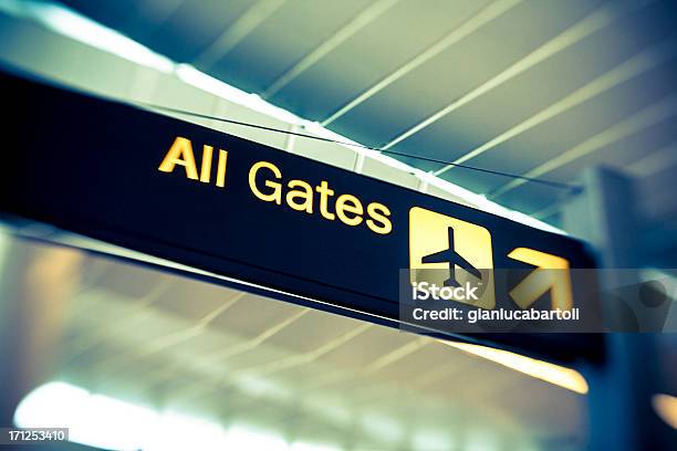 Знак Ворот Аэропорта Все — стоковые фотографии и другие картинки Аэропорт - Аэропорт, Без людей, Бизнес