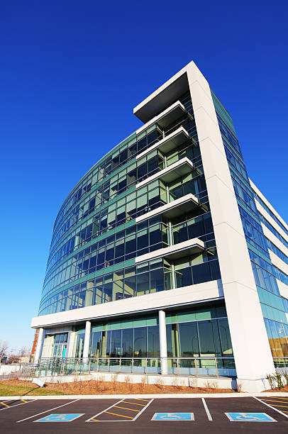 istock New Headquarters Building with Parking Lot 171253881