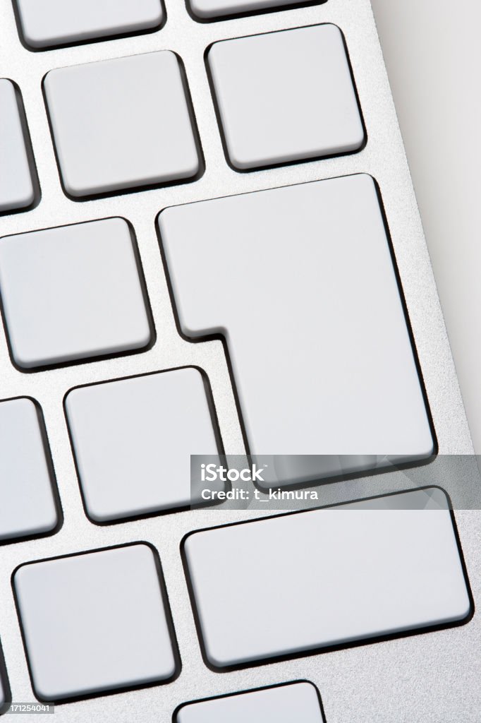 Teclado em branco - Foto de stock de Botão - Artigo de costura royalty-free