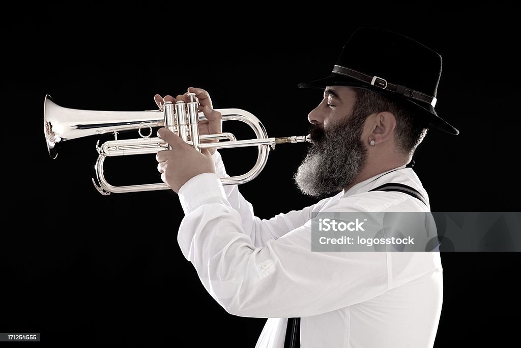 Musicista Jazz - Foto stock royalty-free di Brass Band
