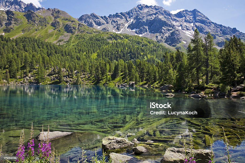 Mountain lake - Lizenzfrei Schweiz Stock-Foto