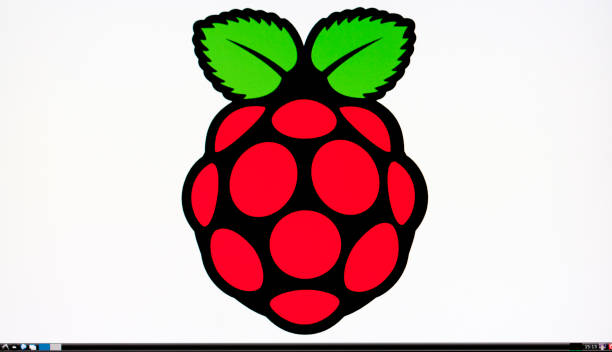 debian działa na malina pi - raspberry pi zdjęcia i obrazy z banku zdjęć