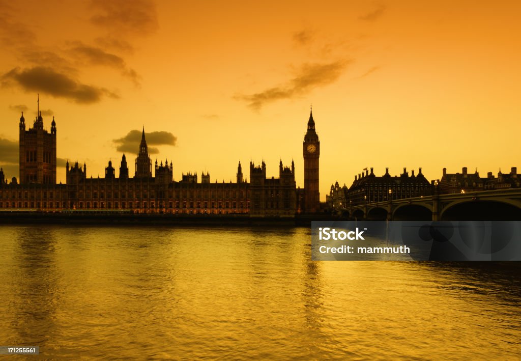 Big Ben et le Parlement à Londres au crépuscule - Photo de Angleterre libre de droits