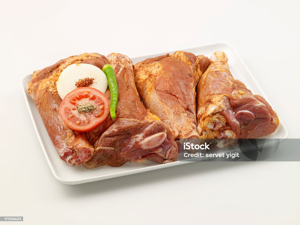 Codolo agnello marinate - Foto stock royalty-free di Maiale - Carne