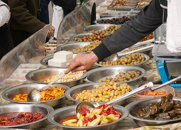 istock Greek Food Stall 171257014