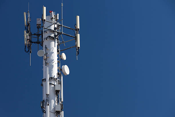 Cell Phone Tower stock photo