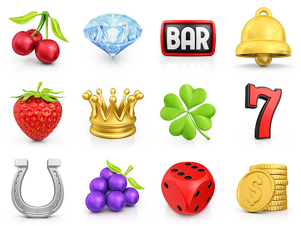 slot machine icons http://www.pagadesign.net/alphamap.jpg gold or aquarius or symbol or fortune or year stock pictures, royalty-free photos & images