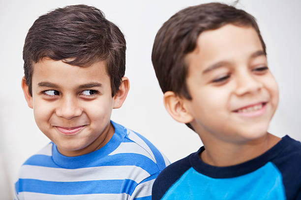 istock Close up of twin boys 171259595