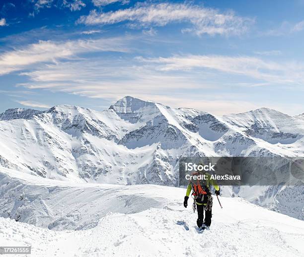 Breath Taking Winter Landscape Stock Photo - Download Image Now - Active Lifestyle, Adult, Adults Only