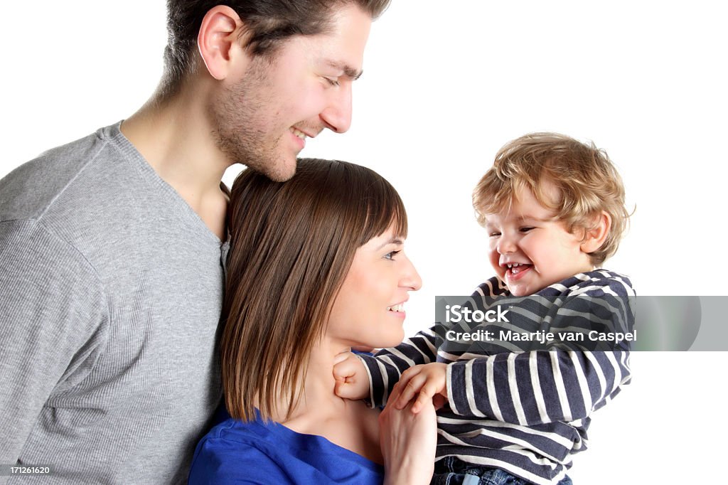 행복한 젊은 부품군 - 로열티 프리 젊은 가족 스톡 사진