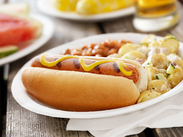 istock BBQ Hotdog and a Beer 171262496