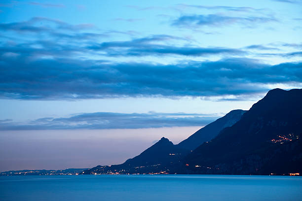 istock Lake Garda at Twilight, View From Malcesine, Italy 171262871