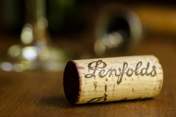 Penfolds Wine Cork - Horizontal stock photo