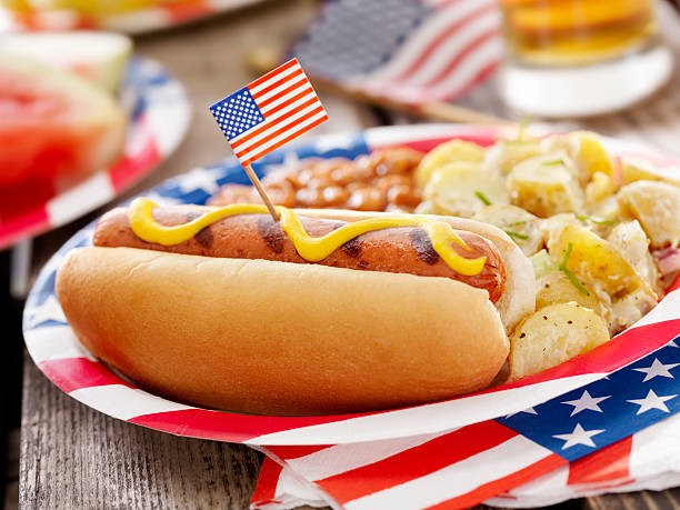 istock All American Hotdog and a Beer 171263261