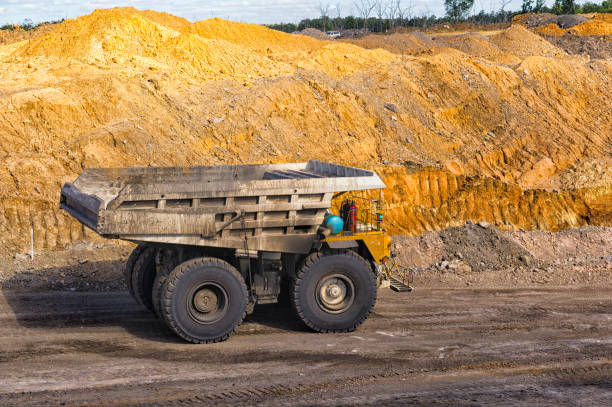 istock large coal dump truck in the pit 171263533