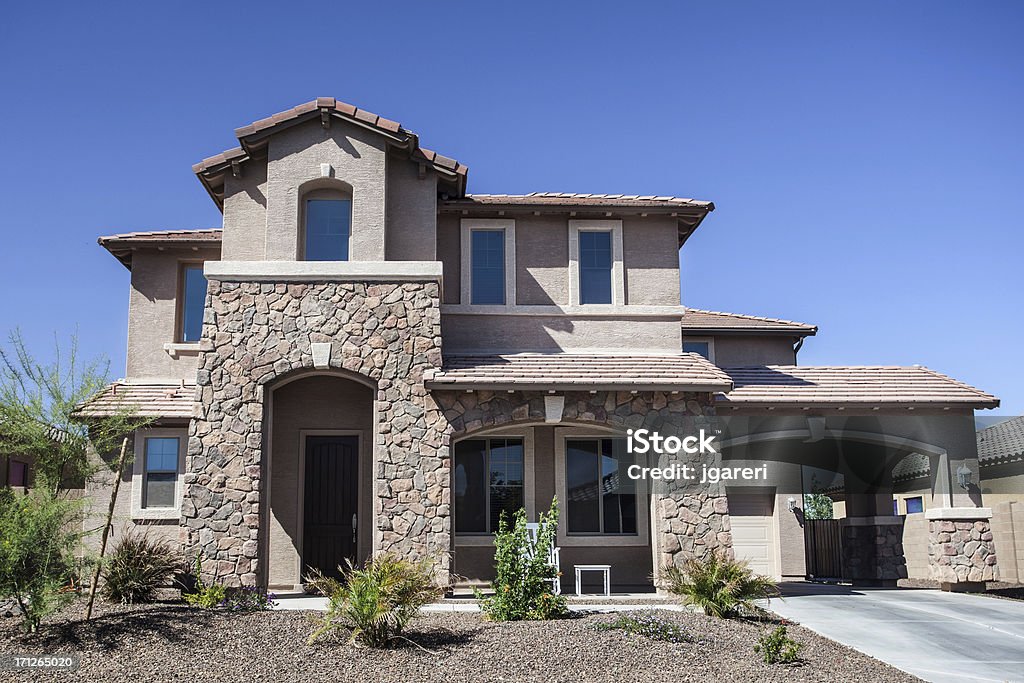 Arizona-estilo design casa comum para a região - Royalty-free Arizona Foto de stock