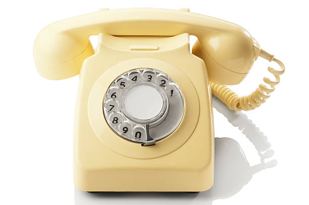 istock Old fashioned telephone isolated on white background 171265196