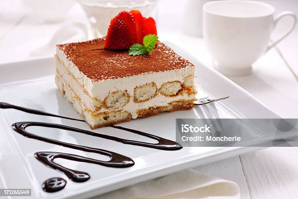 Tiramisu Stock Photo - Download Image Now - Tiramisu, Berry Fruit, Brown