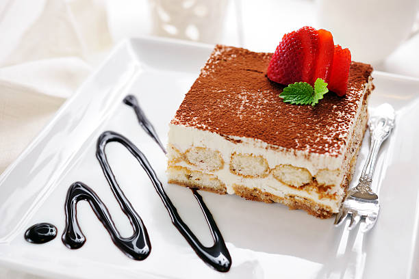 tiramisu - tiramisu dessert italian culture mascarpone cheese zdjęcia i obrazy z banku zdjęć