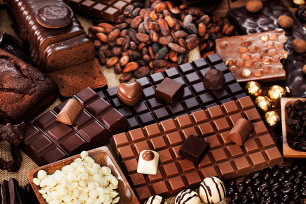 istock An amazing chocolate collection with cocoa beans 171265838