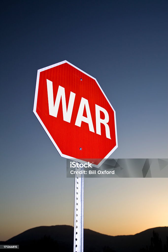 停止戦争 - アイデアのロイヤリティフリーストックフォト