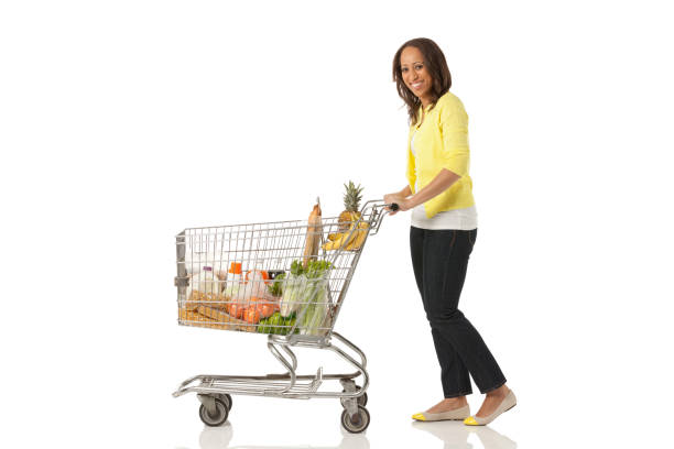 istock Woman shopping groceries 171266991