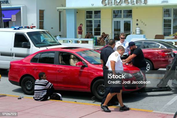 Areszt W South Beach W Miami - zdjęcia stockowe i więcej obrazów Areszt - Areszt, Betonowy, Bicykl